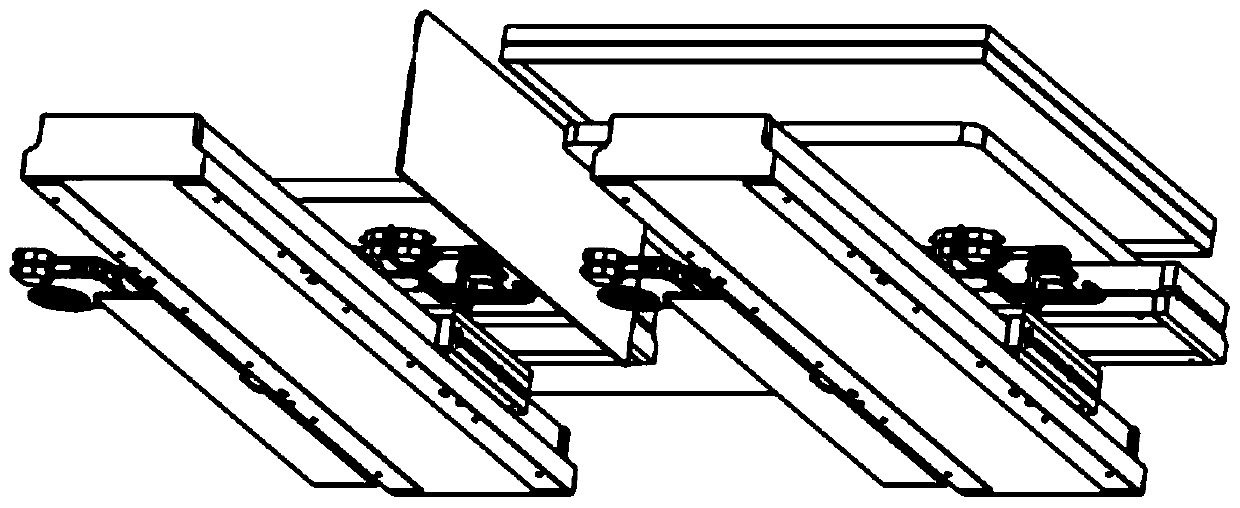 A kind of ldi double workpiece exposure device and exposure method