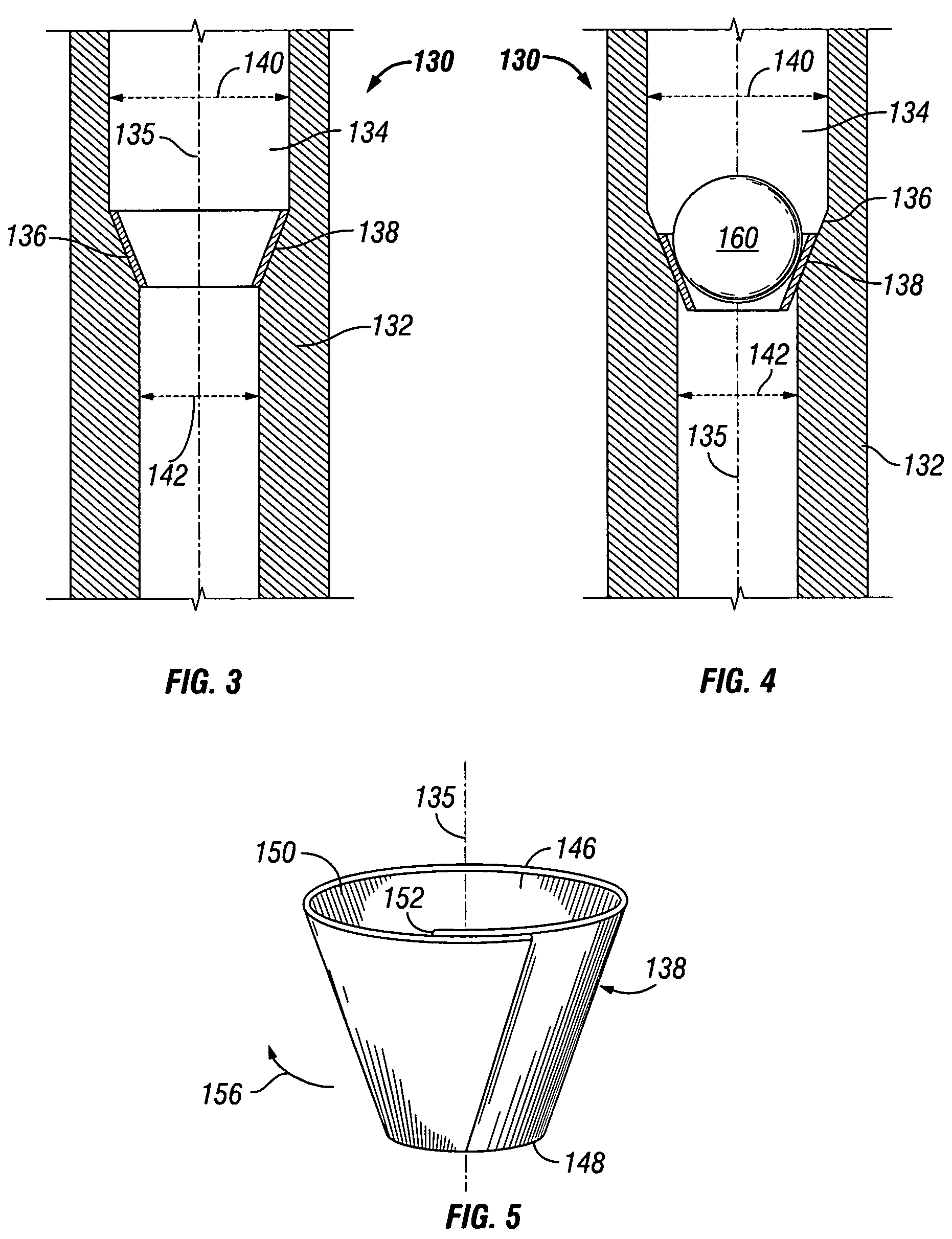 Ball seat having segmented arcuate ball support member