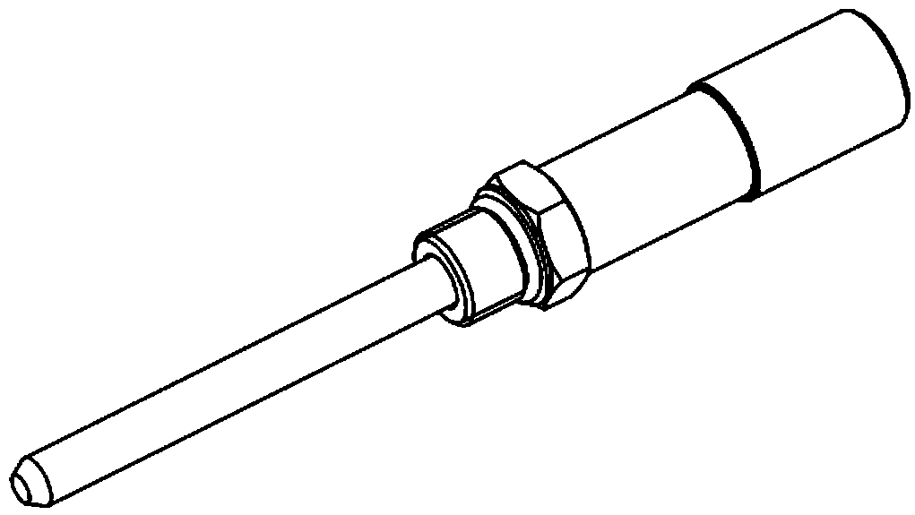 Wear checking device for brake pad of oil-cooling multi-piece brake