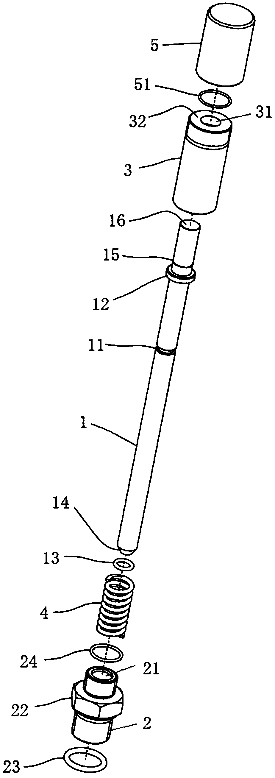 Wear checking device for brake pad of oil-cooling multi-piece brake