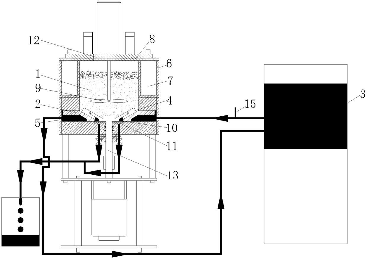 Integrated suspension freezing and concentrating device and method