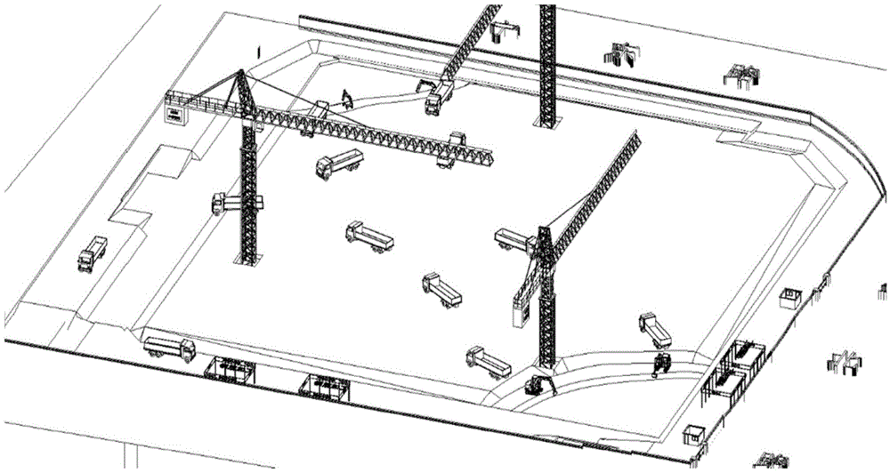 Earth excavation method under annular support of deep foundation pit