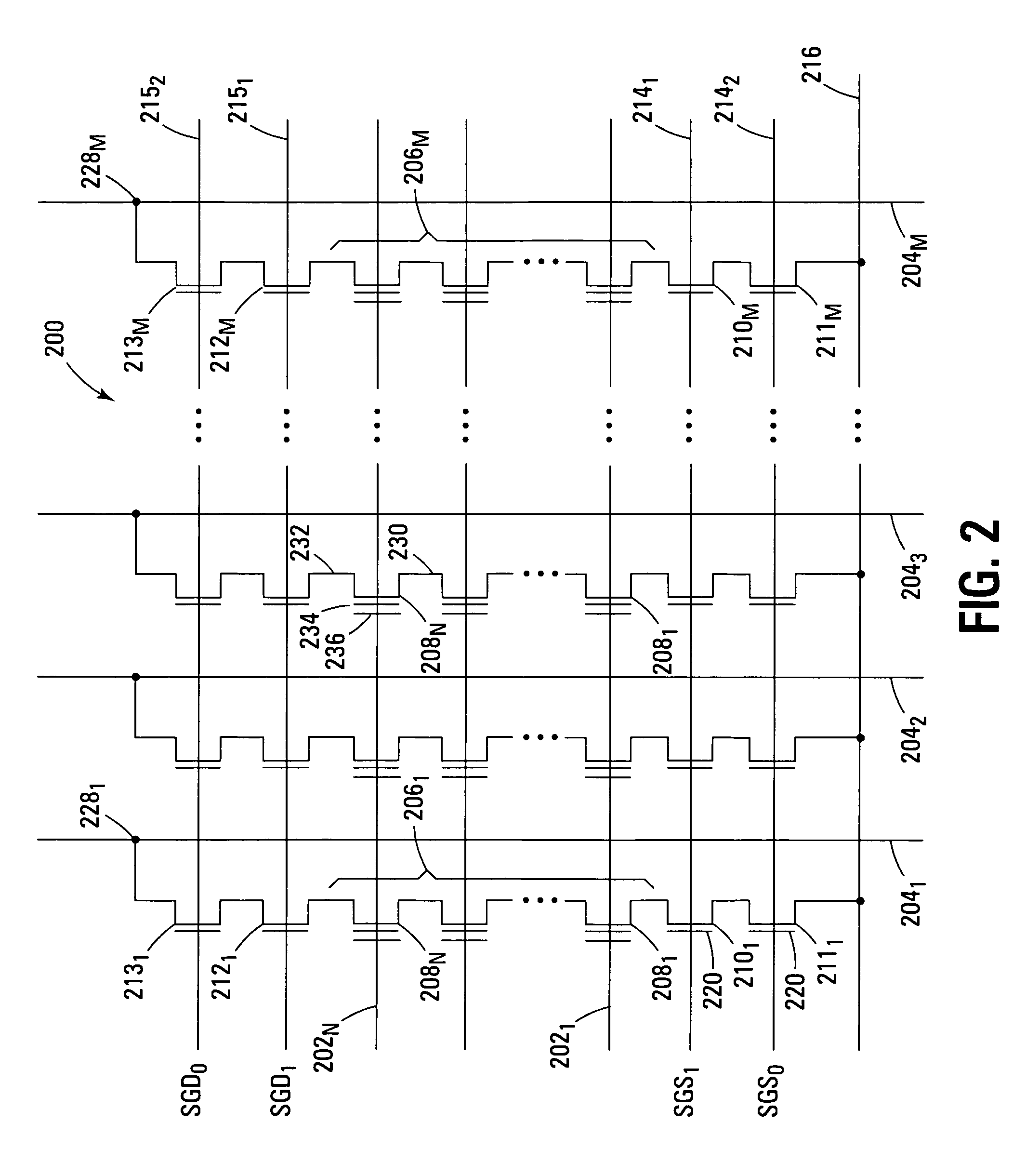 Operation of multiple select gate architecture