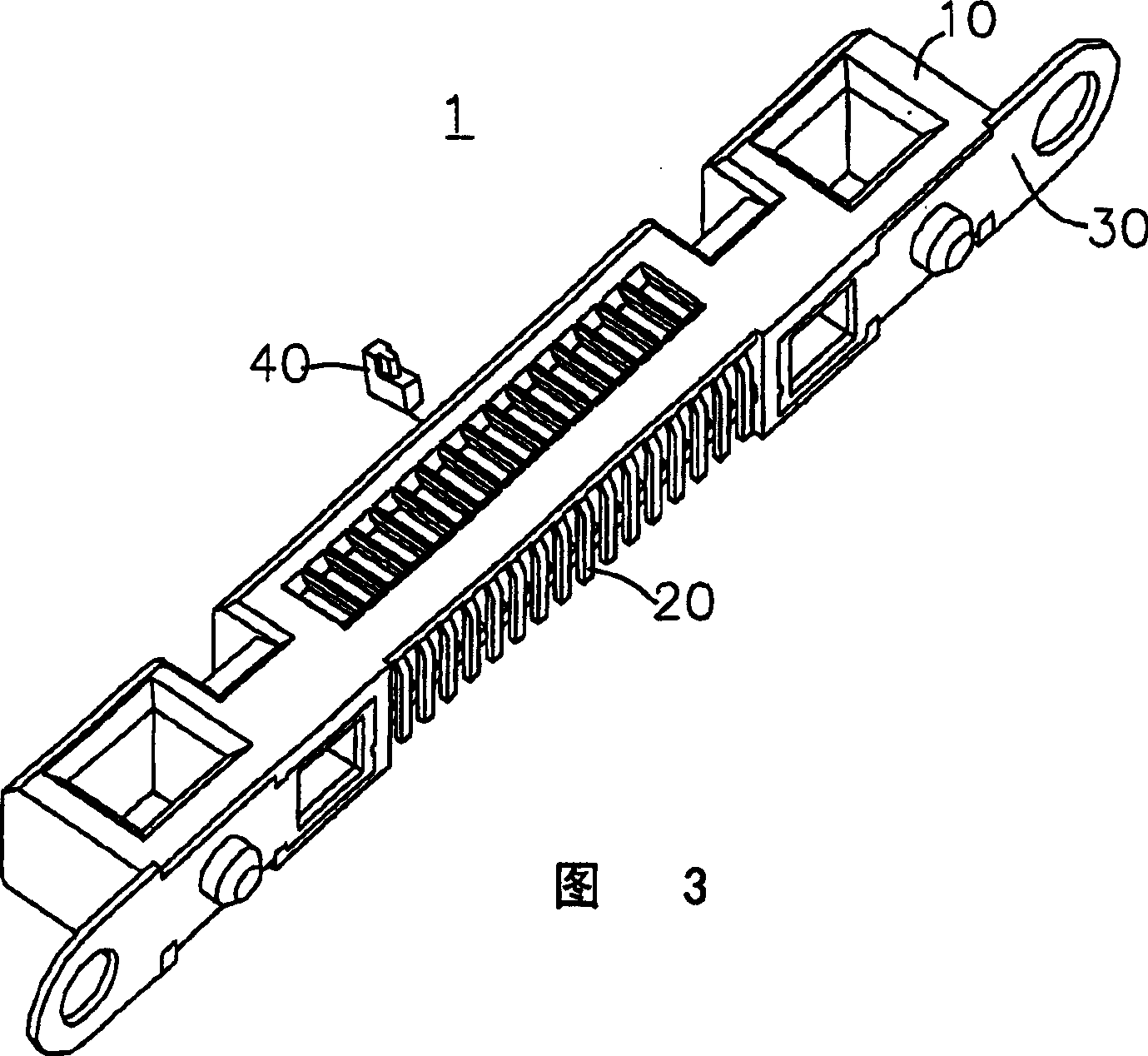 Method for mfg. electric connector containing multi-conducting terminals and metal frame by plugging shaping method