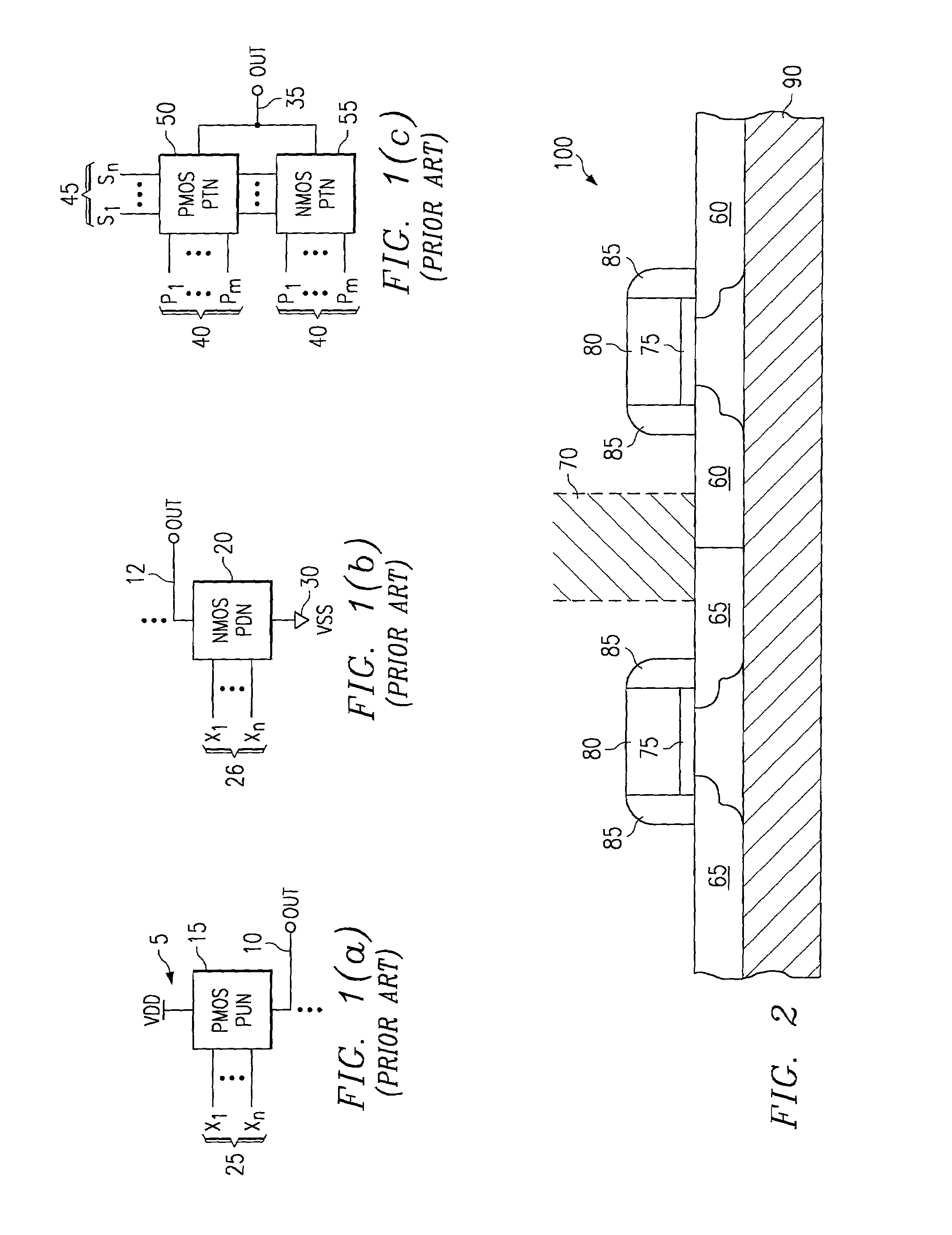 Static logic design for CMOS