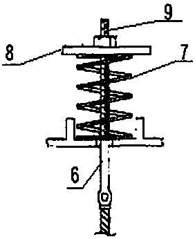 Elevator rope swing control device