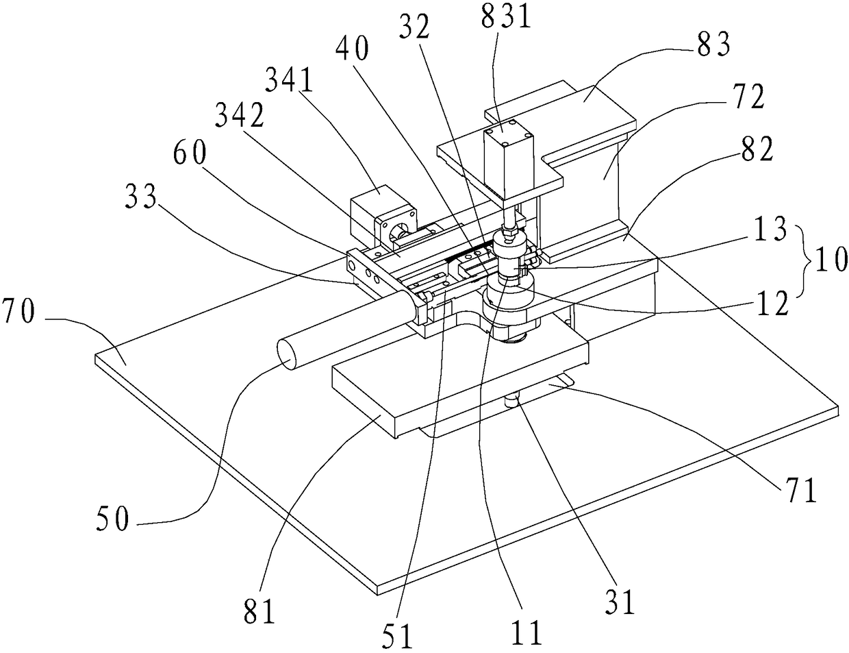 Pipe bending machine and pipe bending method