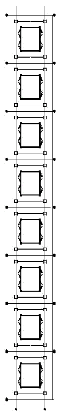 Steel truss beam assembly support used in steel concrete composite truss beam construction