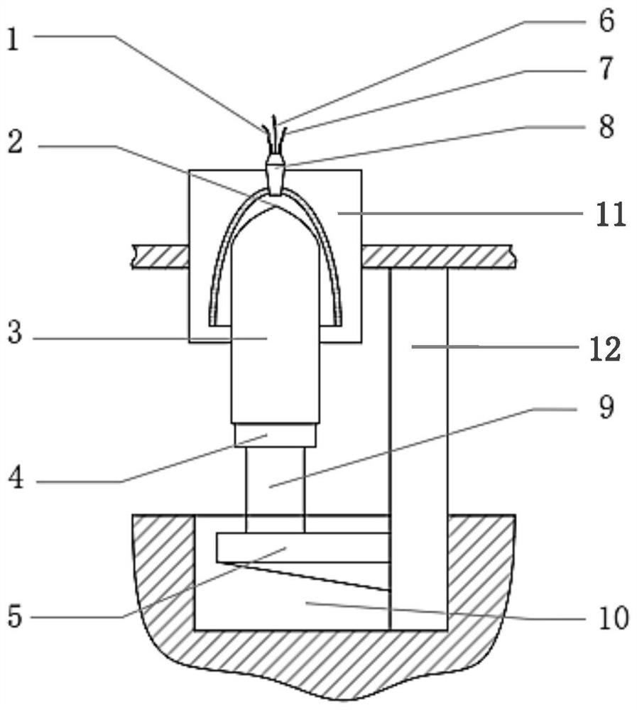 Device and method for manufacturing quartz weight