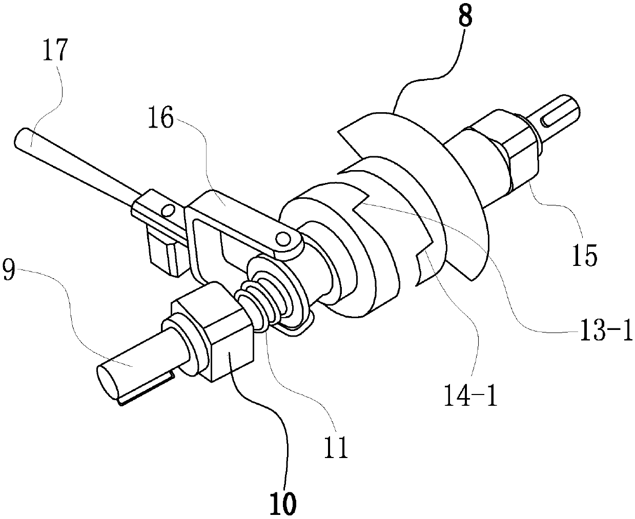 Mechanism for driving electric car for children to swing