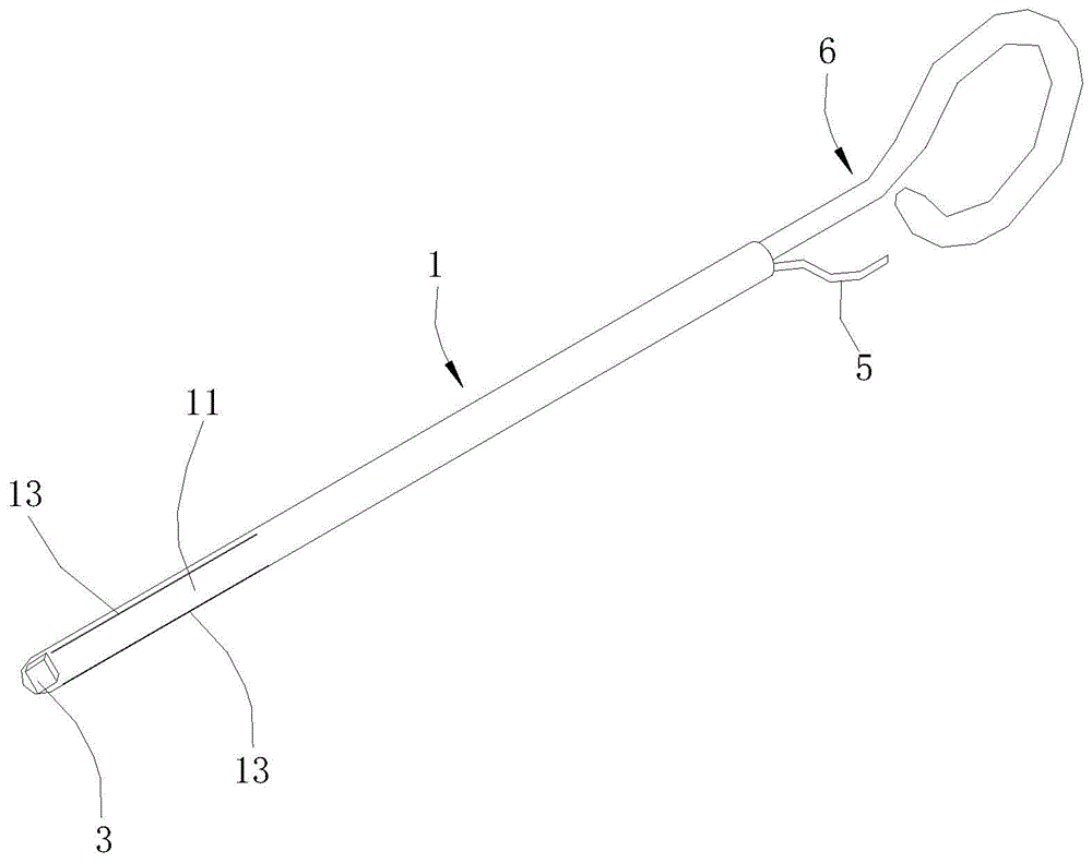 Intracranial hematoma drainage tube capable of measuring cranium pressure