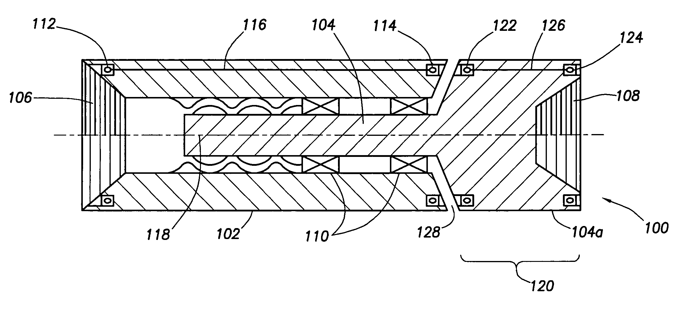 Electrical transmission apparatus through rotating tubular members