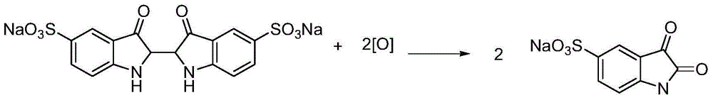 Indigo carmine colorant as well as preparation method and applications thereof