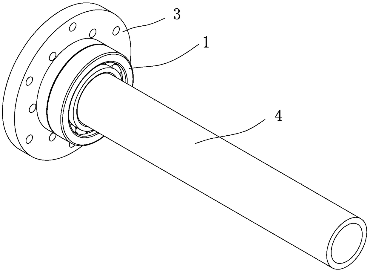 Detecting mechanism for bearing base for data outputting