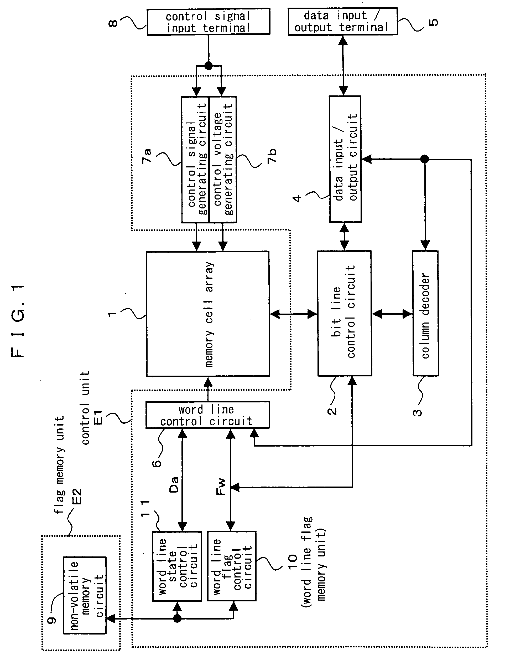 Semiconductor memory device and control method for the semiconductor memory device