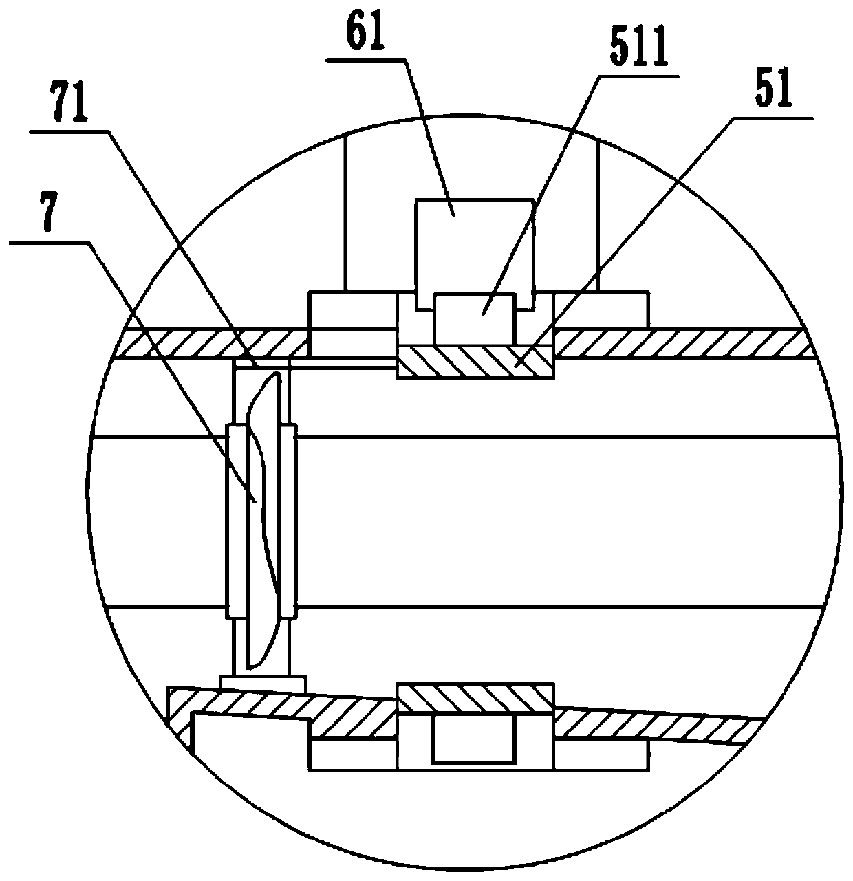 Food processing workshop deodorization device