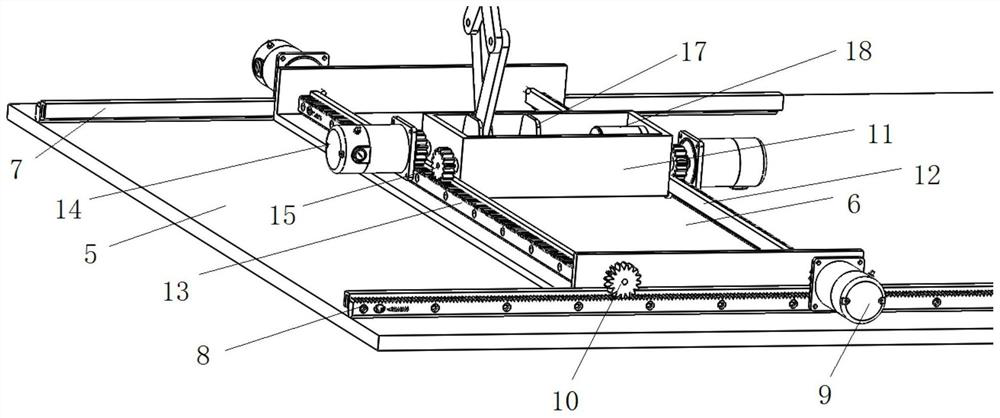 Shift type liftable wireless charging platform for ship