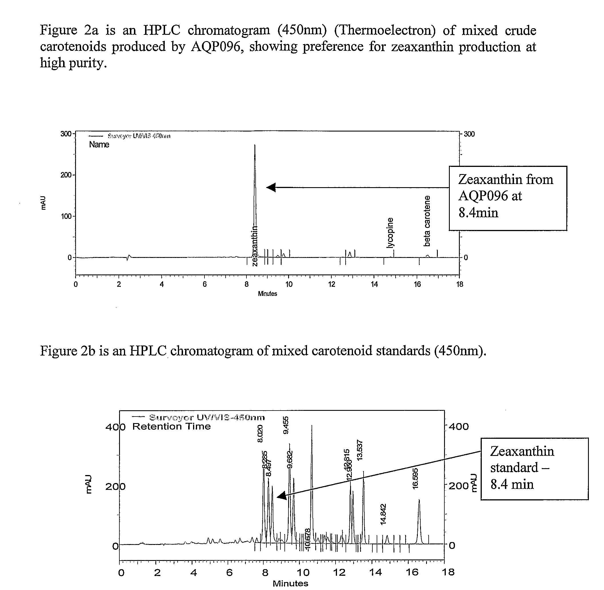 Biological Production of Zeaxanthin and Carotenoid Biosynthesis Control