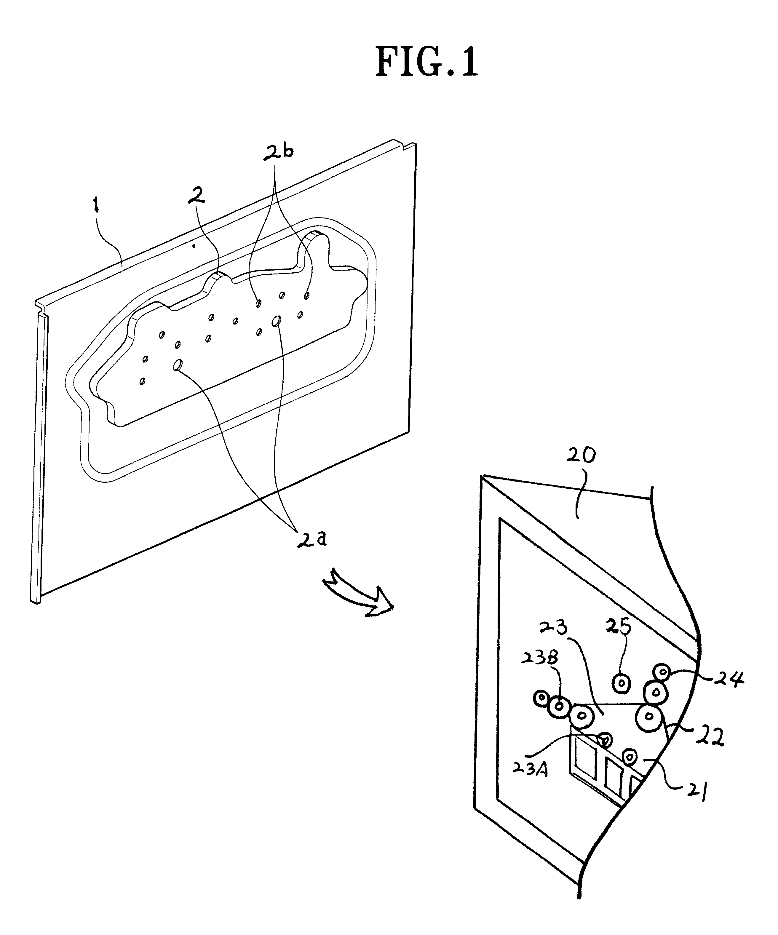 Door apparatus of an electrophotographic image printer