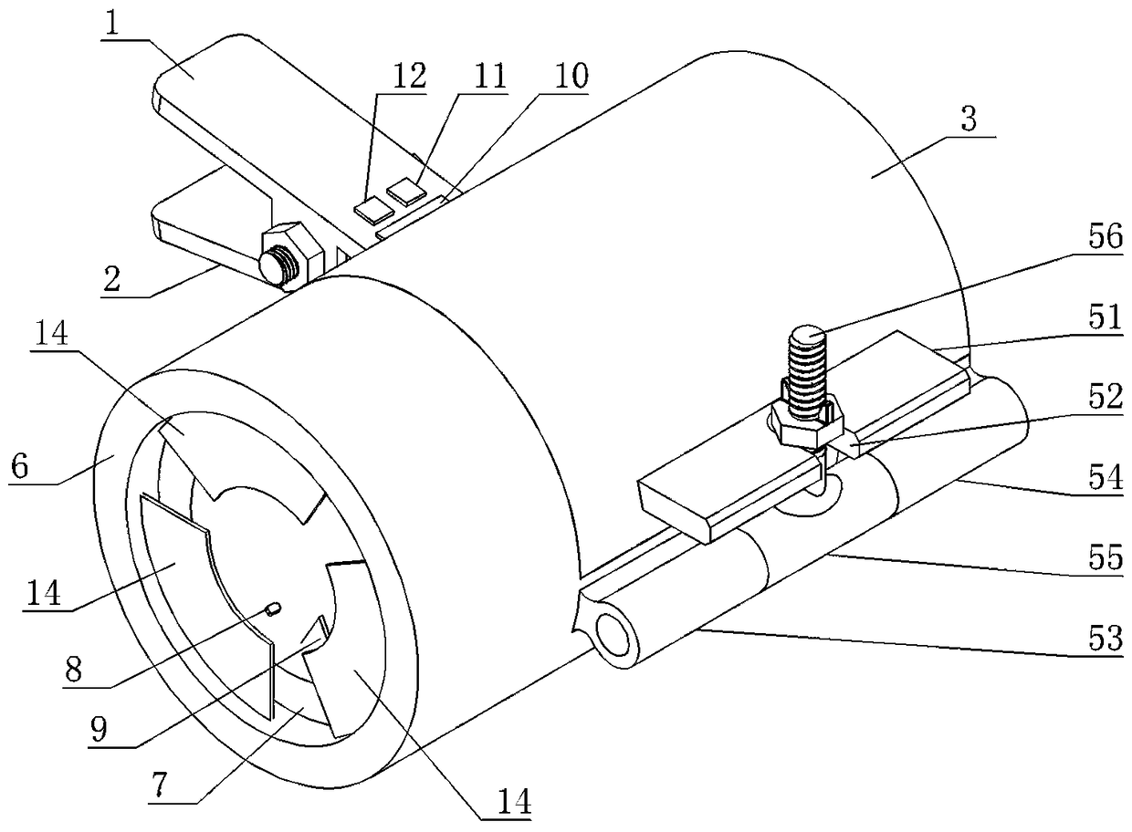 Automatic cutting device for high voltage cable insulation layer