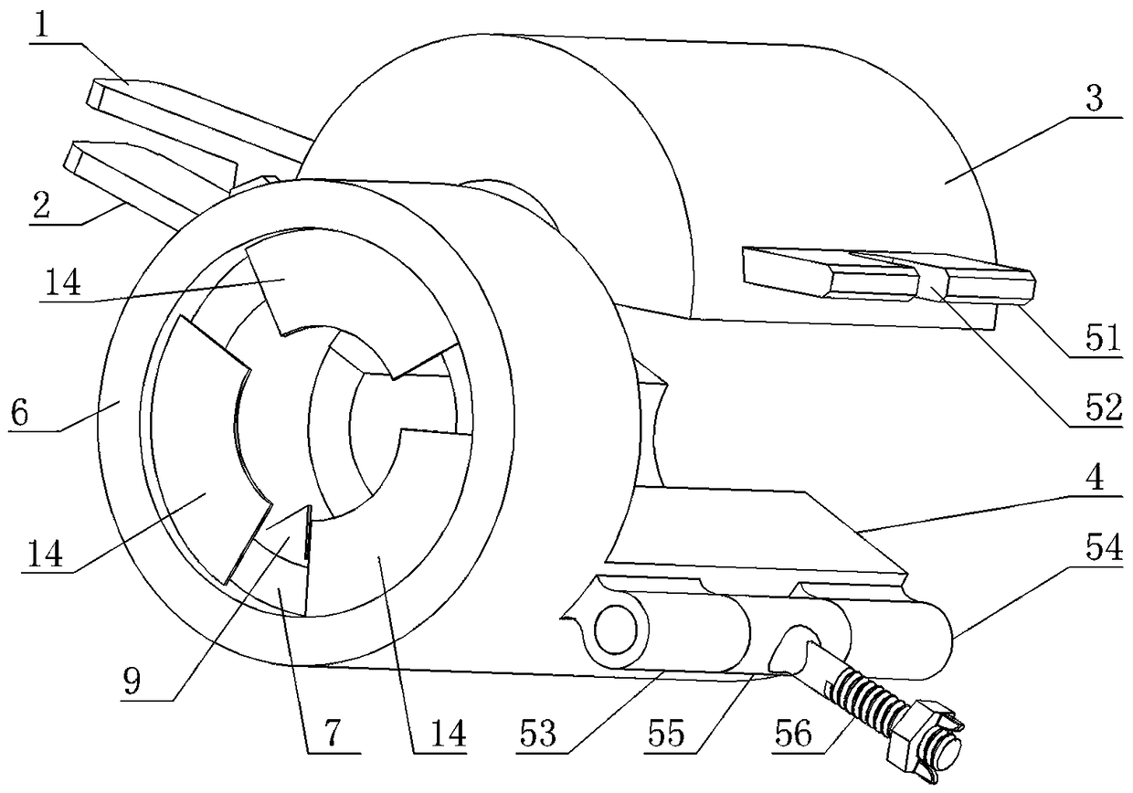 Automatic cutting device for high voltage cable insulation layer