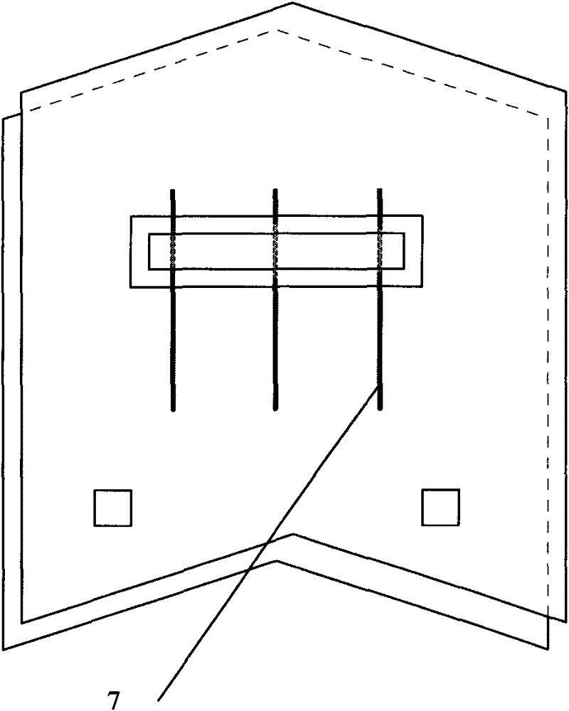 Precast spliced concrete slab wall body