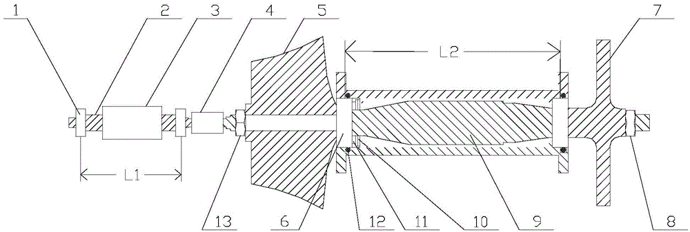 Method for adjusting the critical speed of high-speed combined rotor of micro turbojet engine