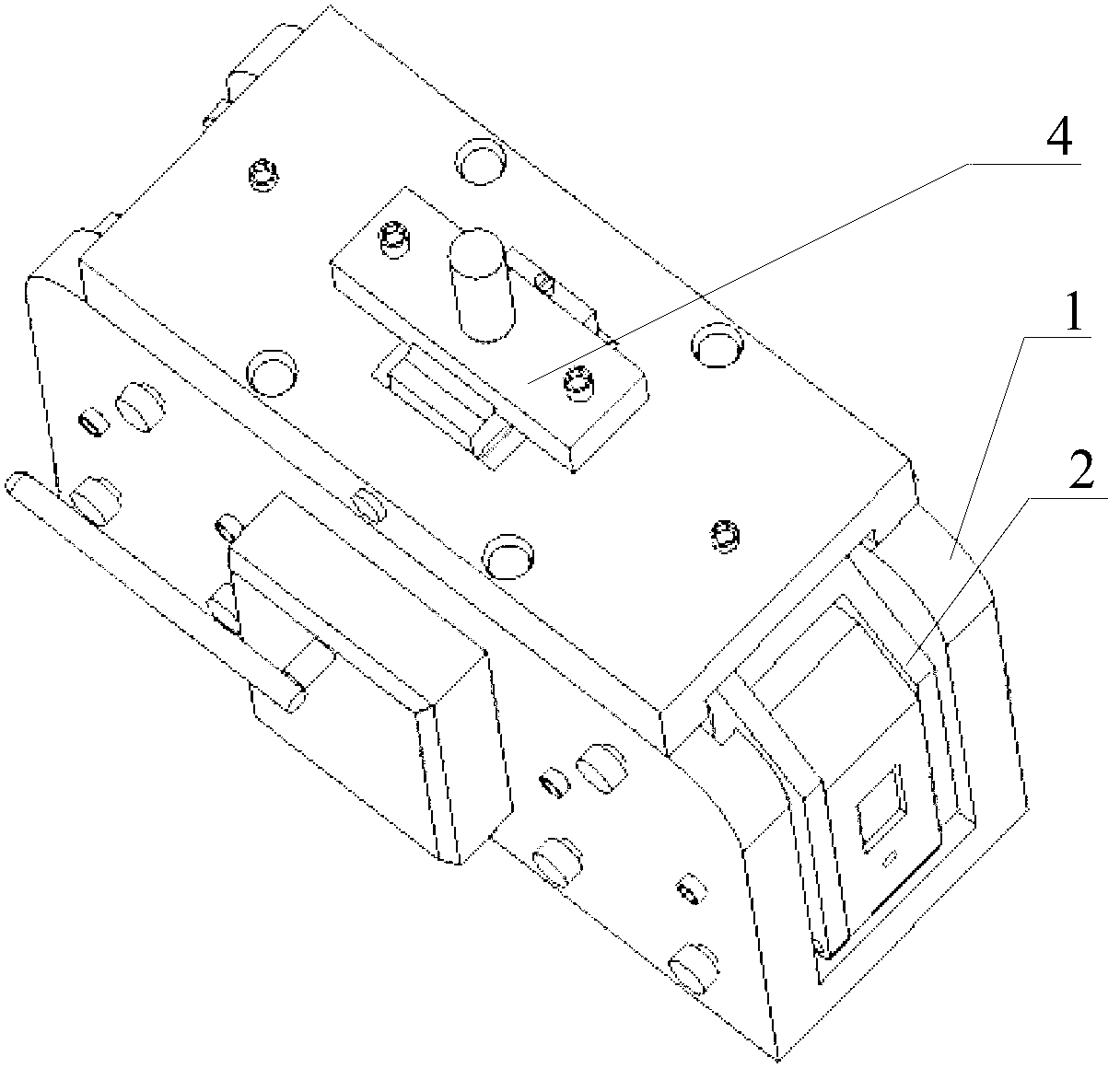 Aperture measuring method based on non-contacting type sensor combination