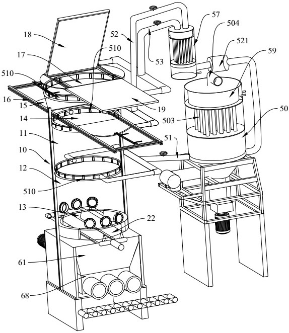 Garbage pyrolysis gasification furnace