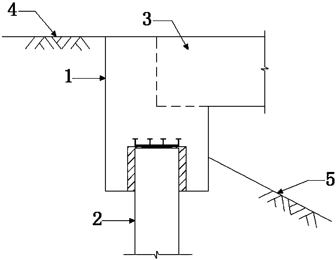 A monolithic abutment jointless bridge suitable for concrete rigid piles