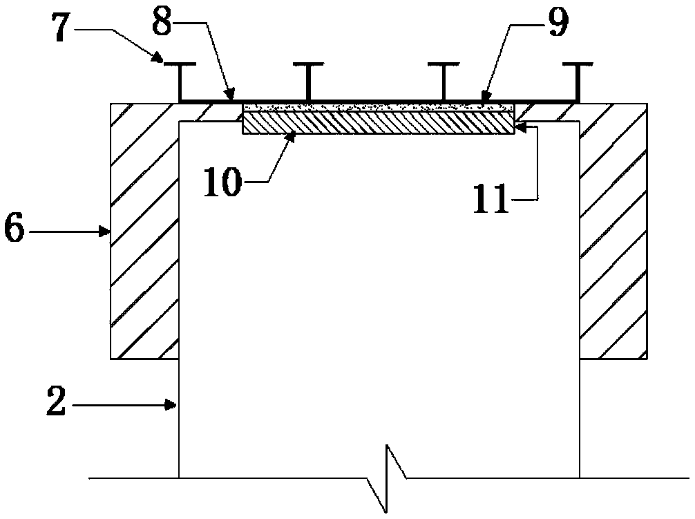 A monolithic abutment jointless bridge suitable for concrete rigid piles