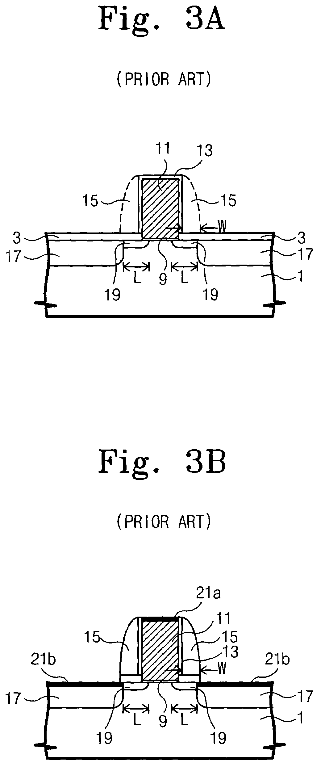 MOS transistors having inverted T-shaped gate electrodes