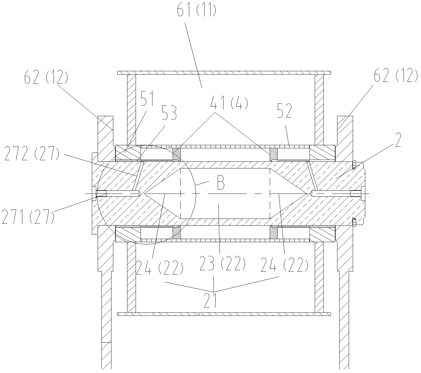 Mounting structure of pin shaft, jib structure of engineering machinery and concrete pumping device