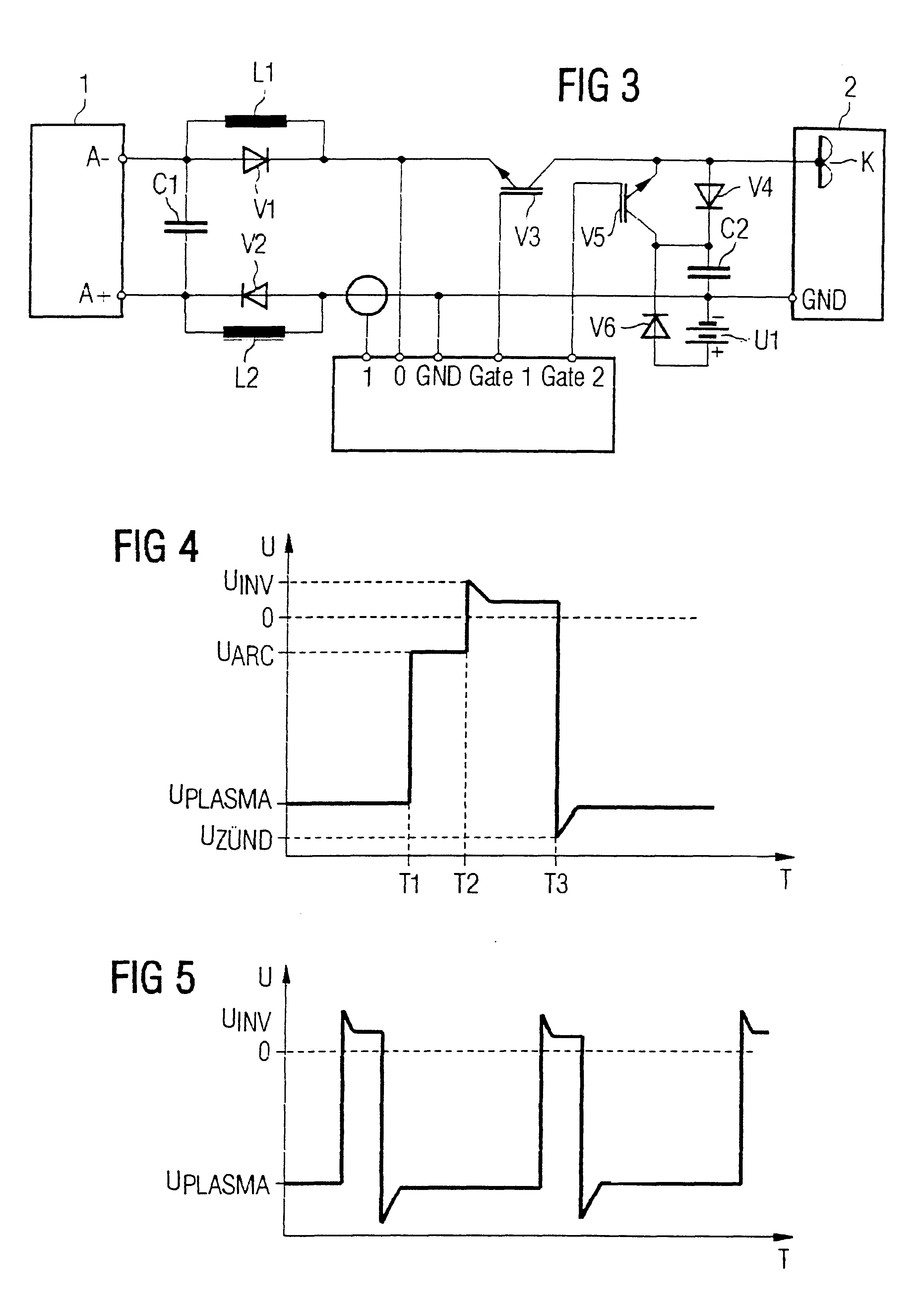 Electric supply unit for plasma installations