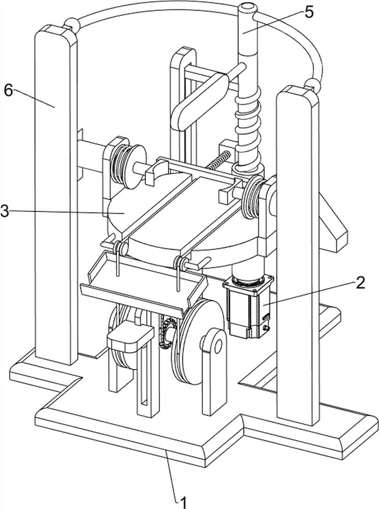 Round timber pier slitting equipment