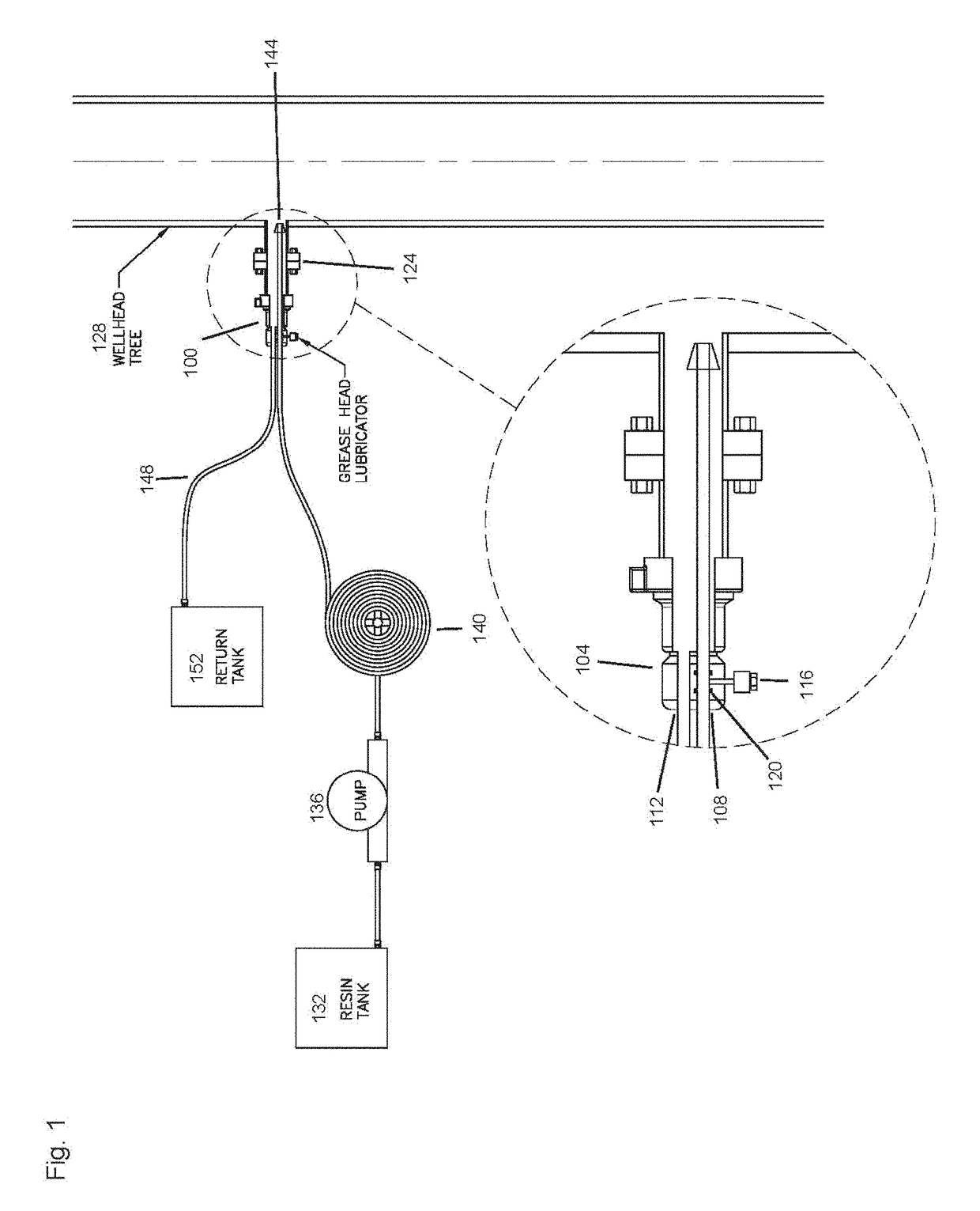 Lube and bleed casing adaptor