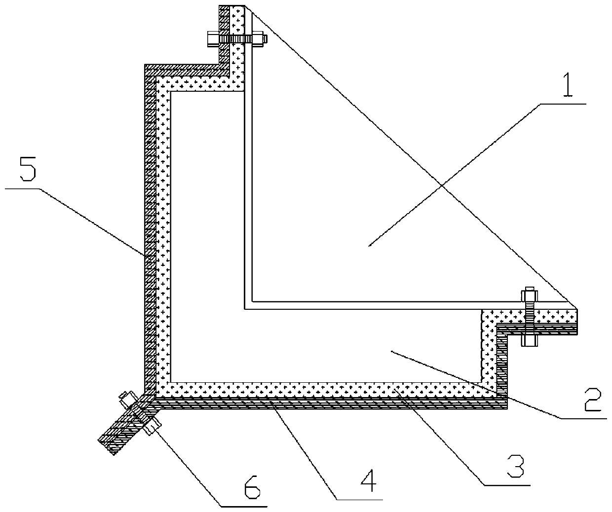 Antique brick carving corner mold and preparation method thereof