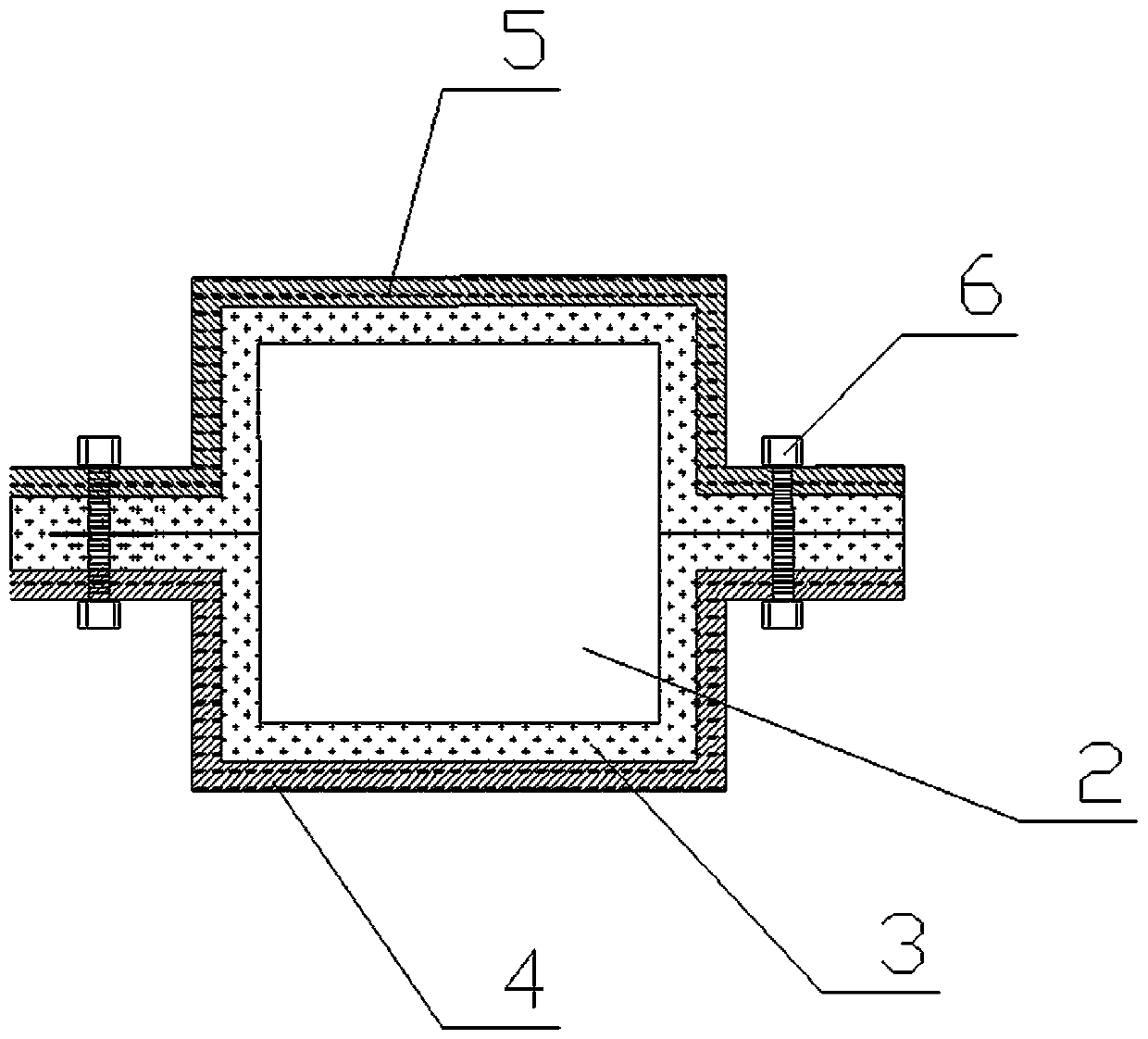 Antique brick carving corner mold and preparation method thereof