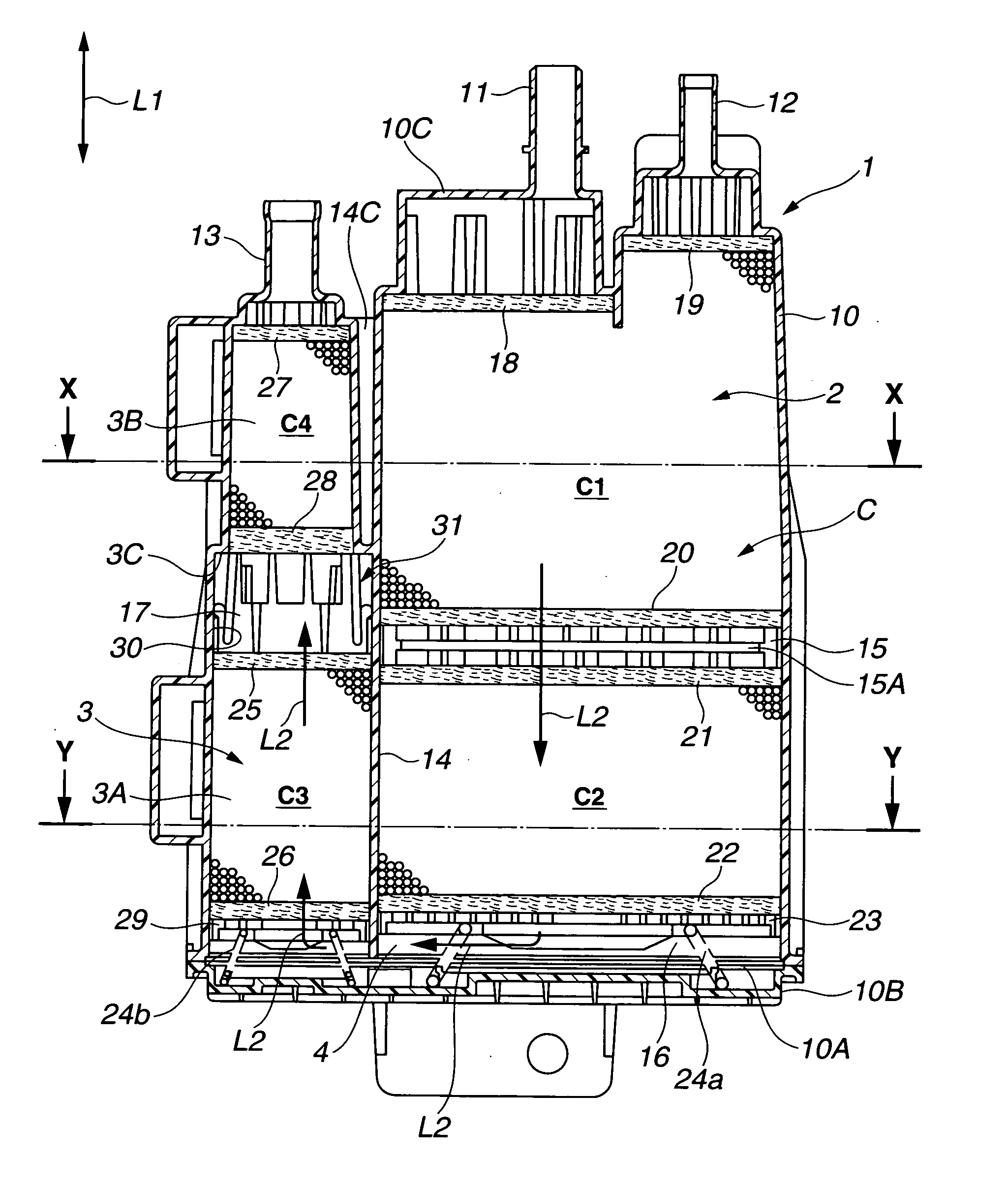 Fuel vapor storage canister