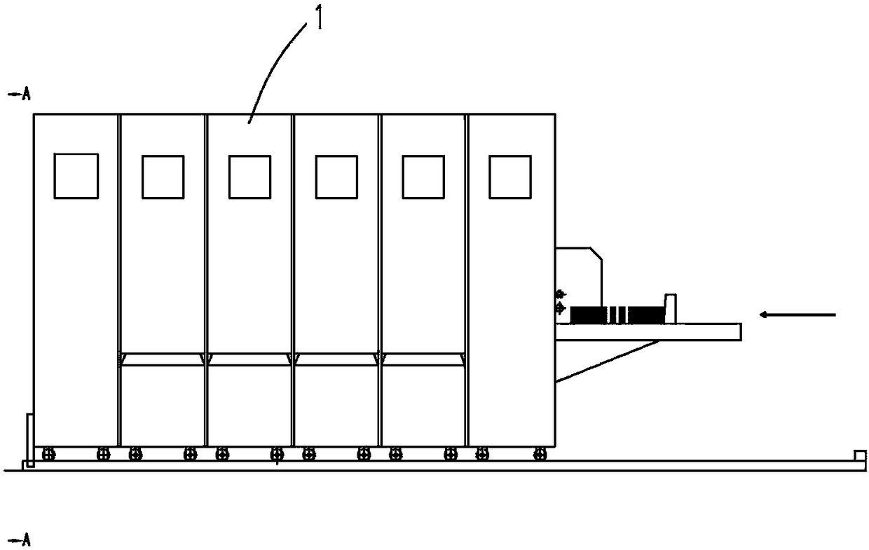 A post-press finishing counting device for an ink-wash printing machine