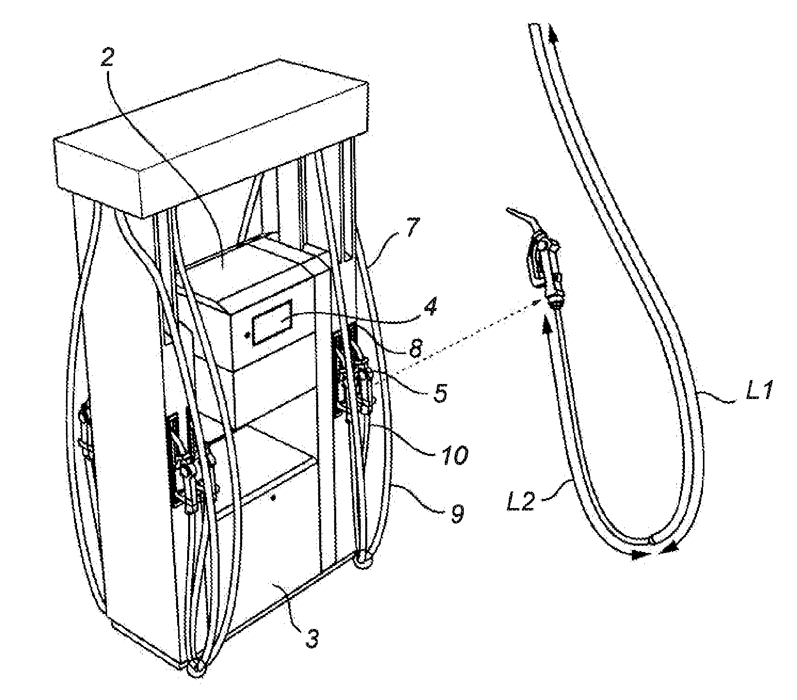 Fuel Blending Hose and Fuel Dispensing Unit