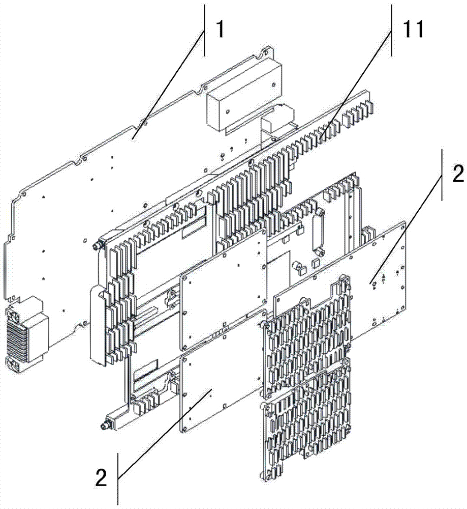 High-density three-dimensional stacking and assembling method for electronic modules