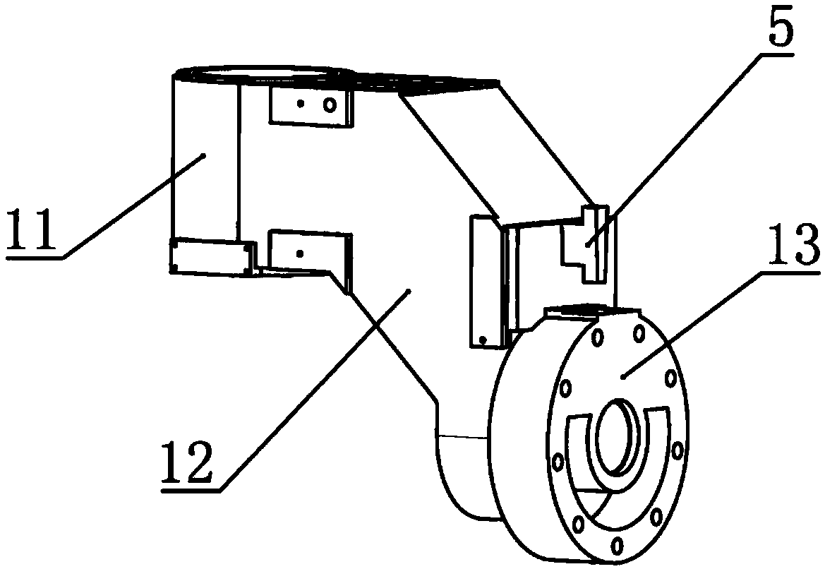 Numerical control milling machine spindle box structure