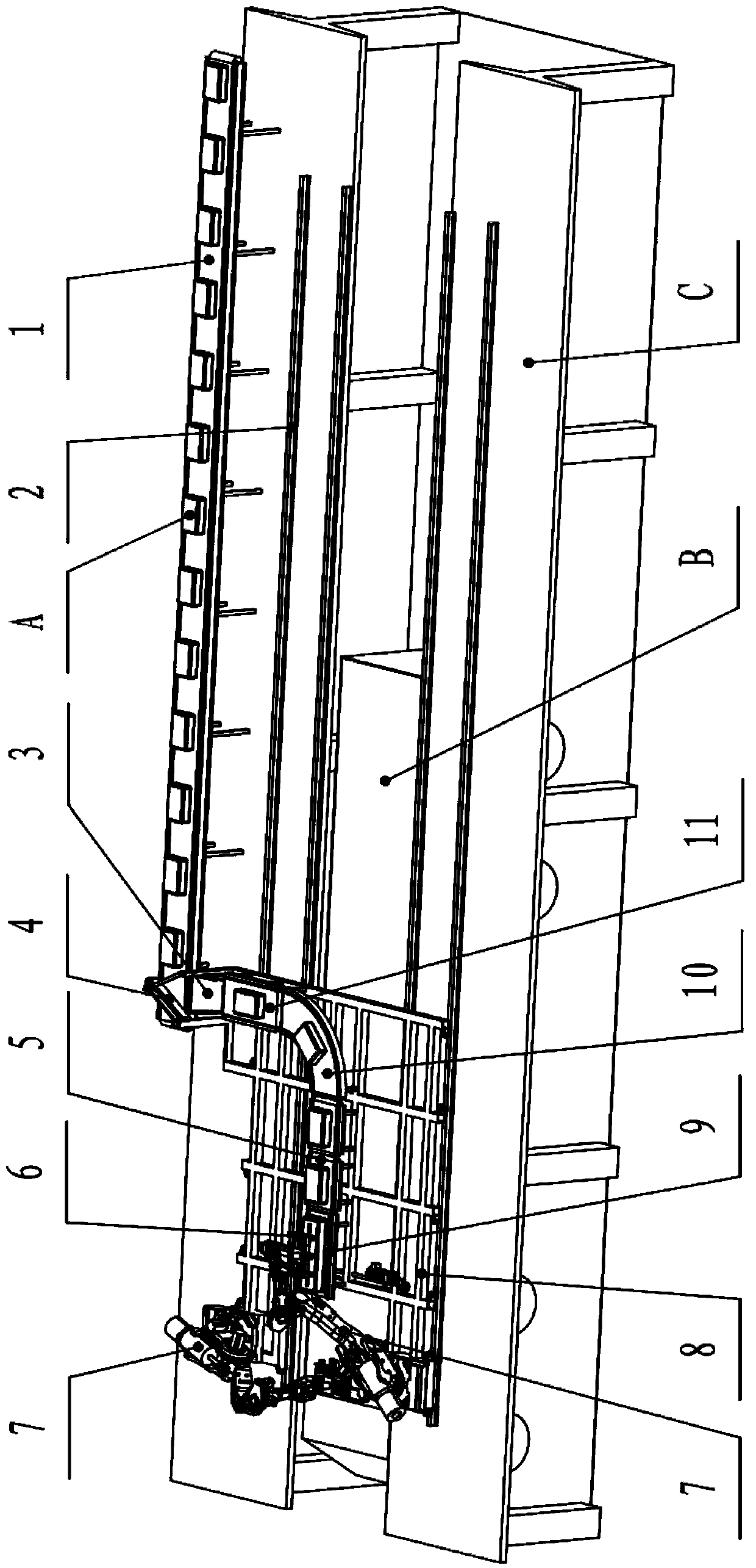 Method and device for automatic cargo loading