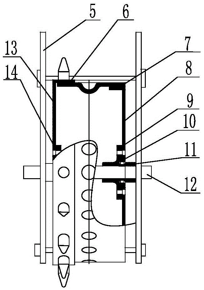 Wheel disc type potato seeder