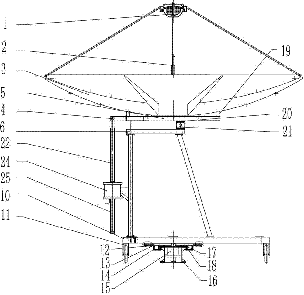 Idler wheel type sunlight tracking heat collecting device