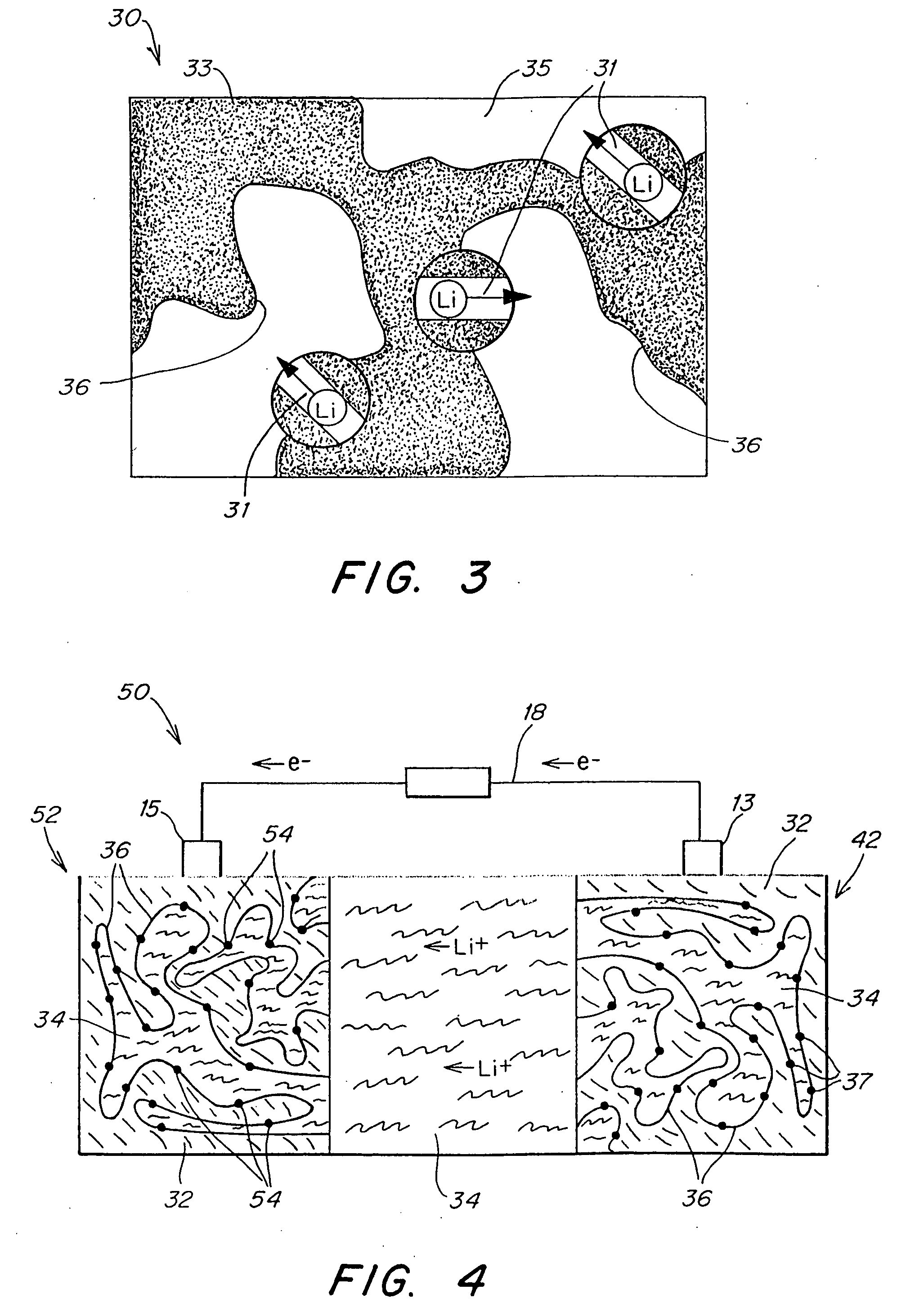 Polymer electrolyte, intercalation compounds and electrodes for batteries