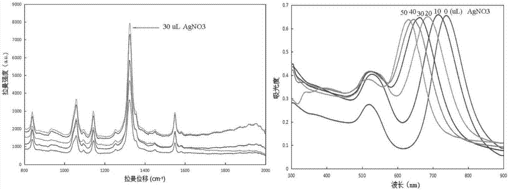 Method for performing supersensitive detection on fungaltoxin of DTNB mark-based gold@silver core-shell nanorod