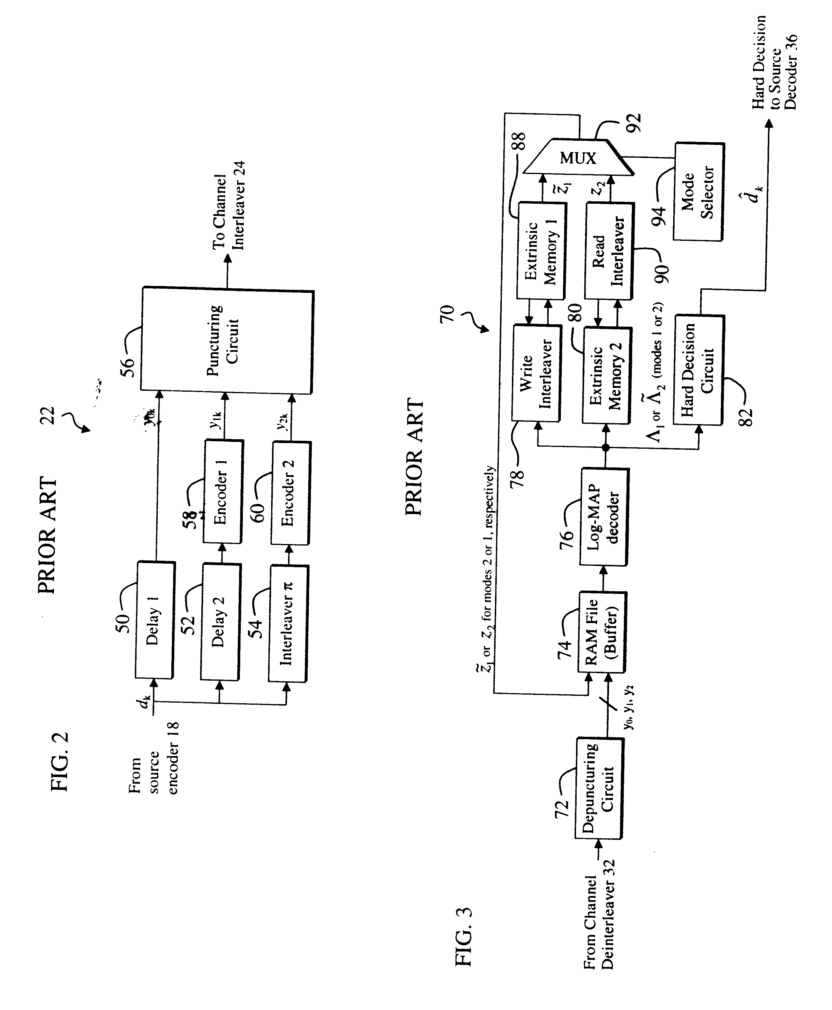 Space-efficient turbo decoder