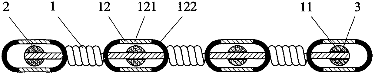 Radioactive particles for treating tumor and implantation method